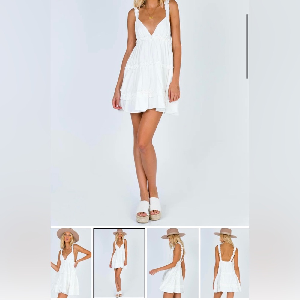 Adorable ROMEO MINI DRESS WHITE